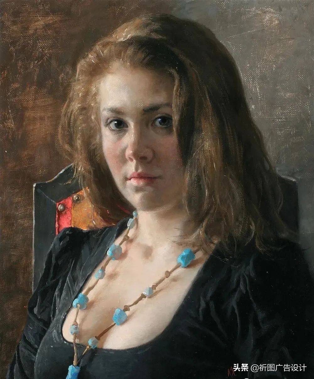 俄罗斯画家笔下的少女,俄罗斯油画人物写真
