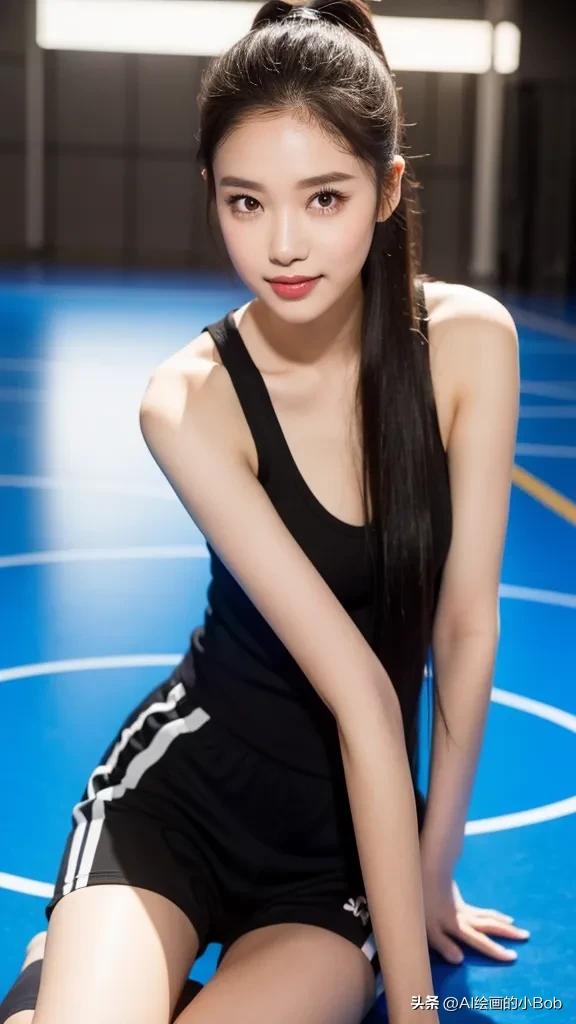 ai画打篮球女生图片,ai绘画女生打篮球教程