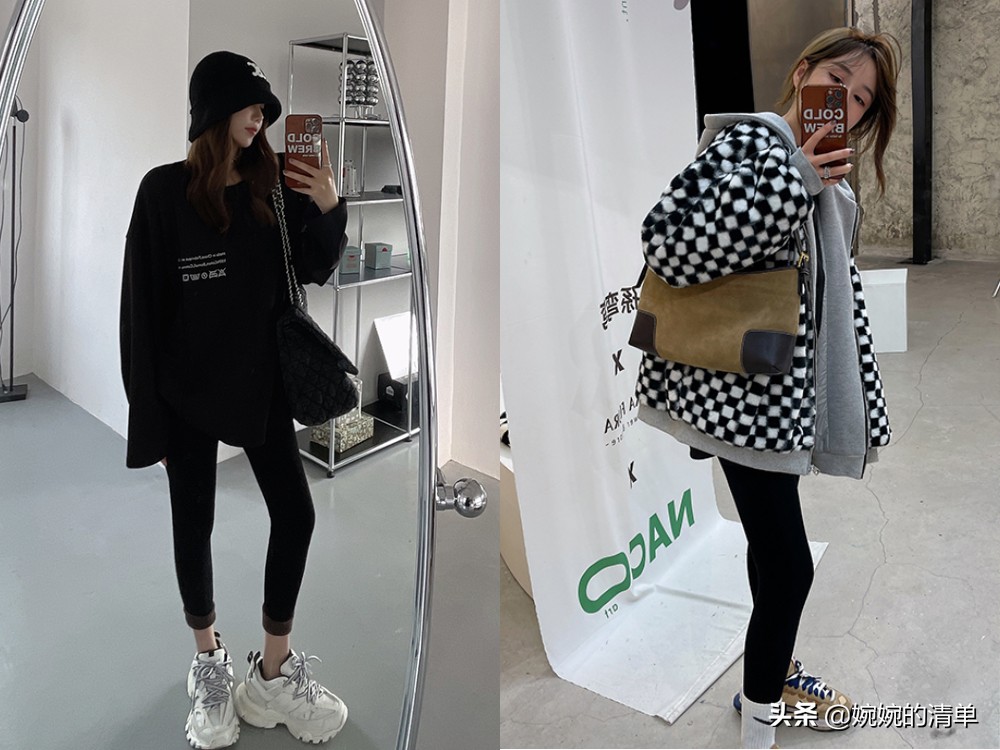 冬季黑色外穿小黑裤显腿瘦,冬天显瘦秘笈光腿神器加绒牛仔裤