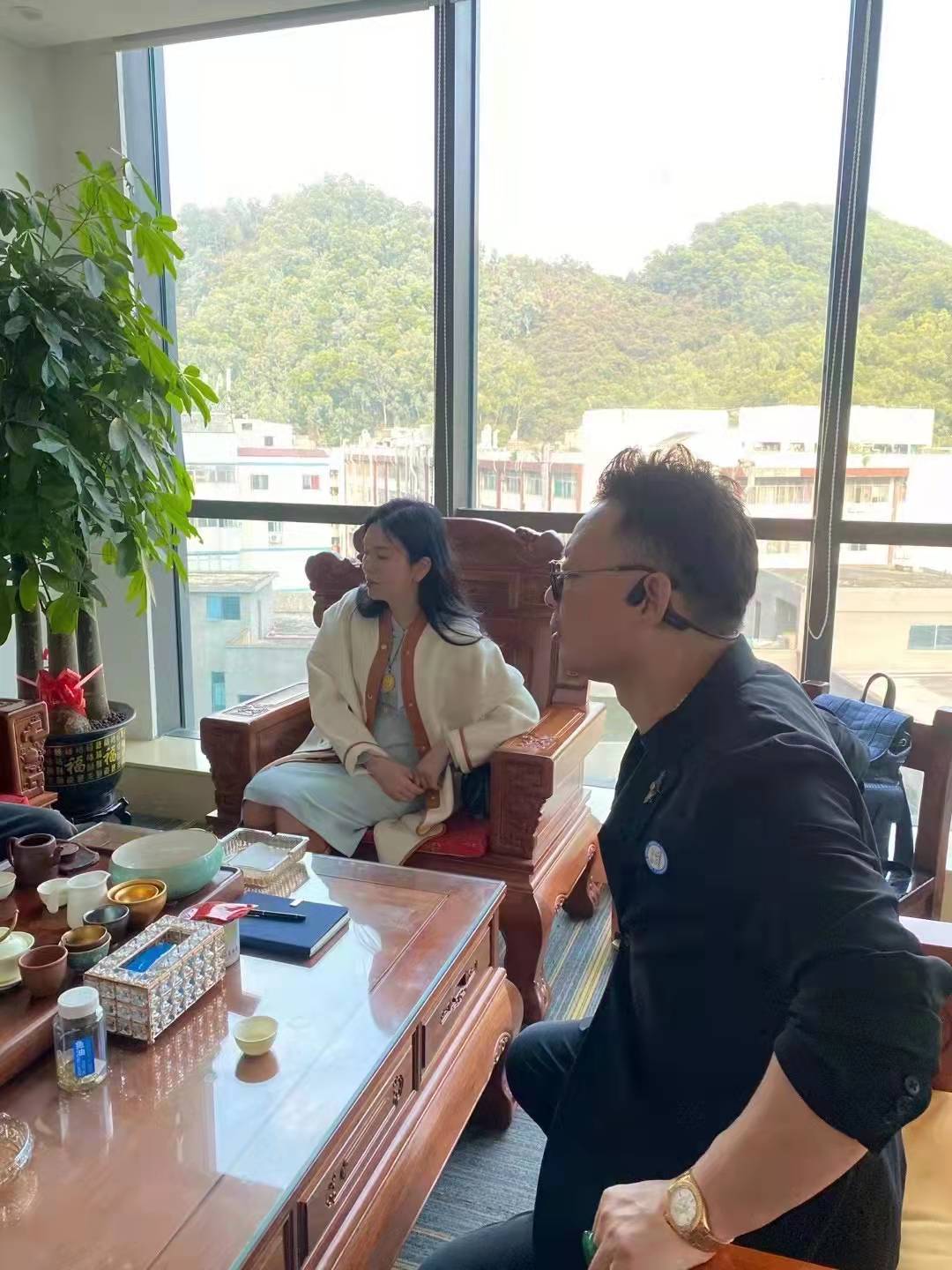 洪氏资产洪子晴女士与考察团视察中昌信集团达成战略共识-中昌信