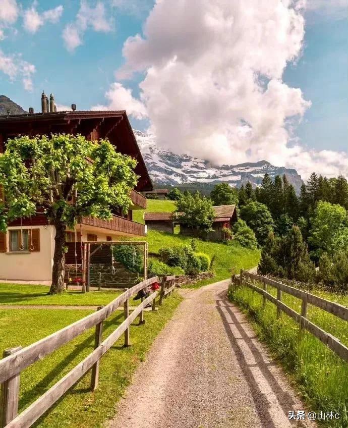 瑞士超清壁纸1080p,瑞士阿尔卑斯山雪山风景壁纸