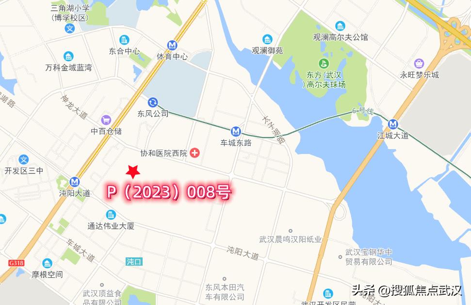 武汉2023土拍光谷中心城地块地址,武汉土拍光谷
