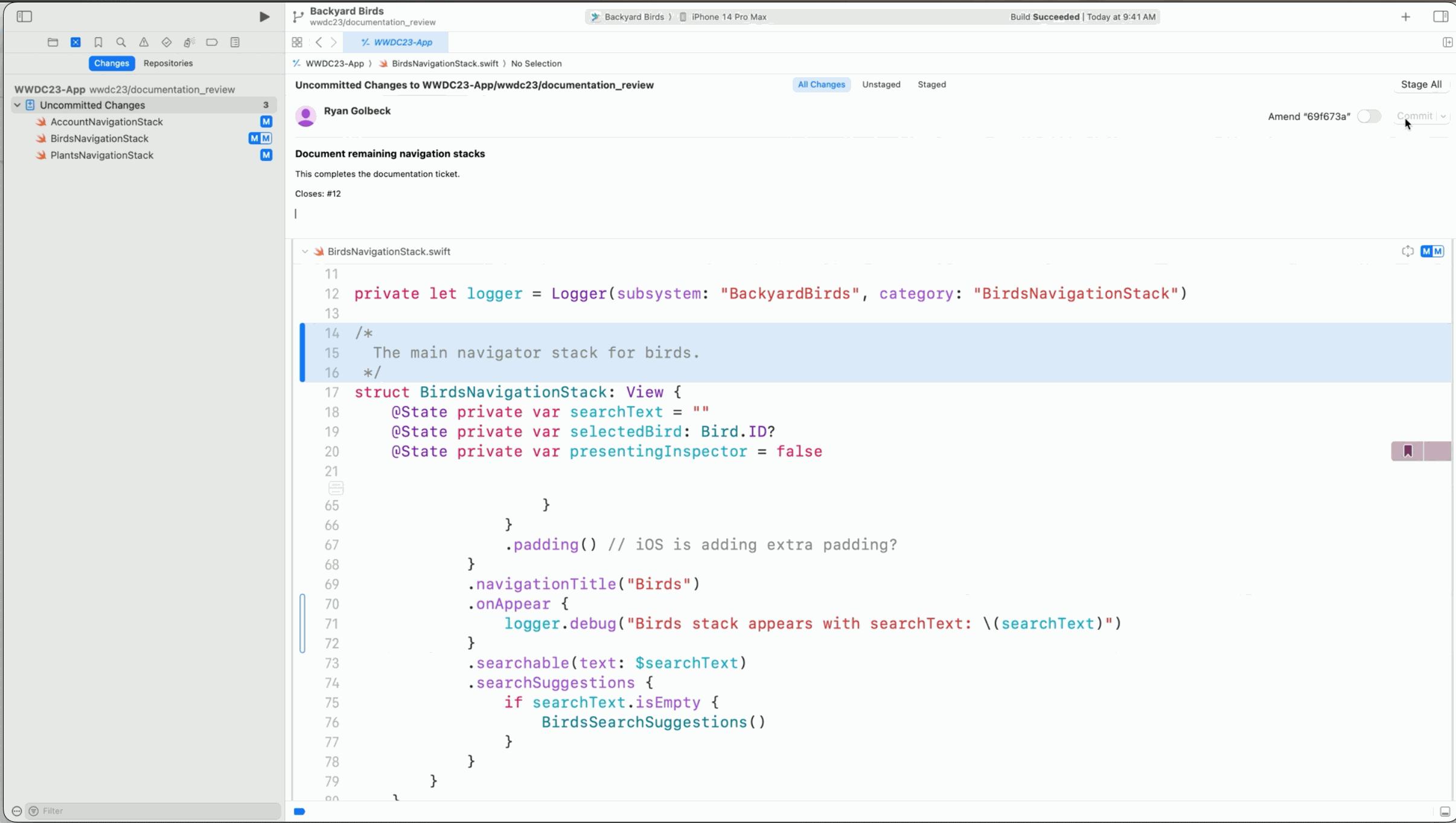 WWDC2023Session系列：探索XCode15新特性