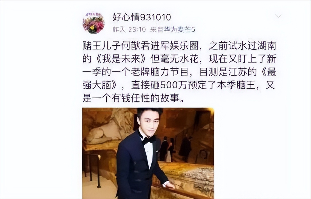 何猷君豪门之争,任正非的女儿姚安娜和何猷君