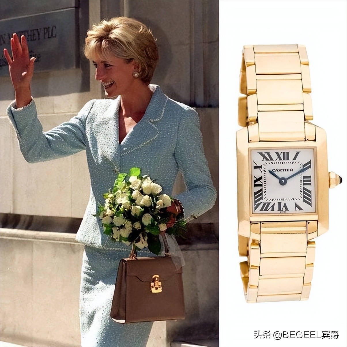 英国女王戴安娜王妃的手表,戴安娜王妃同款手表
