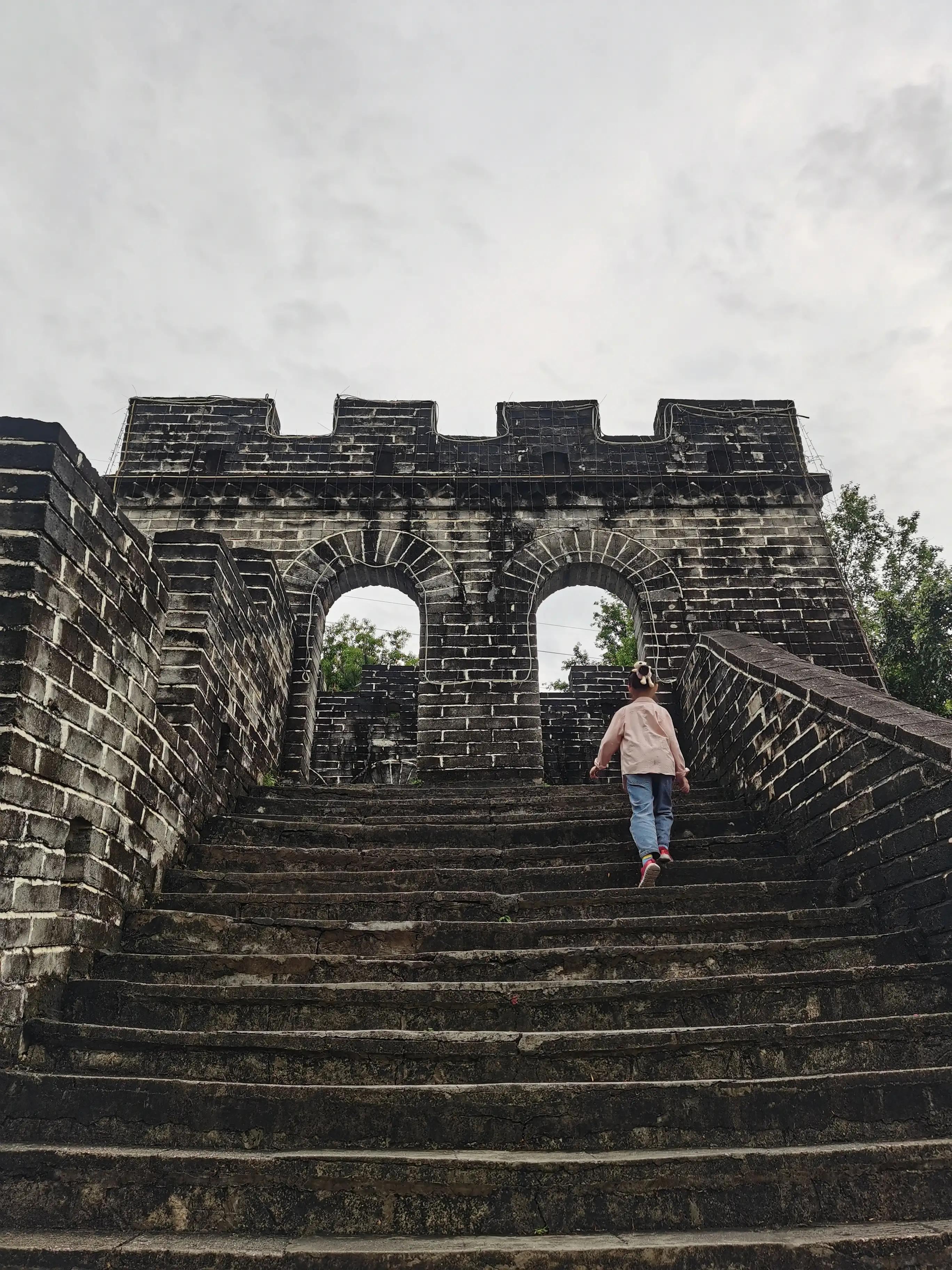 求水山公园仿古长城描述,深圳真正的仿古长城