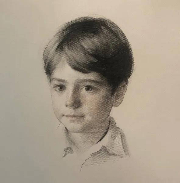 这样的素描你还怕没兴趣学吗,素描肖像画高水准