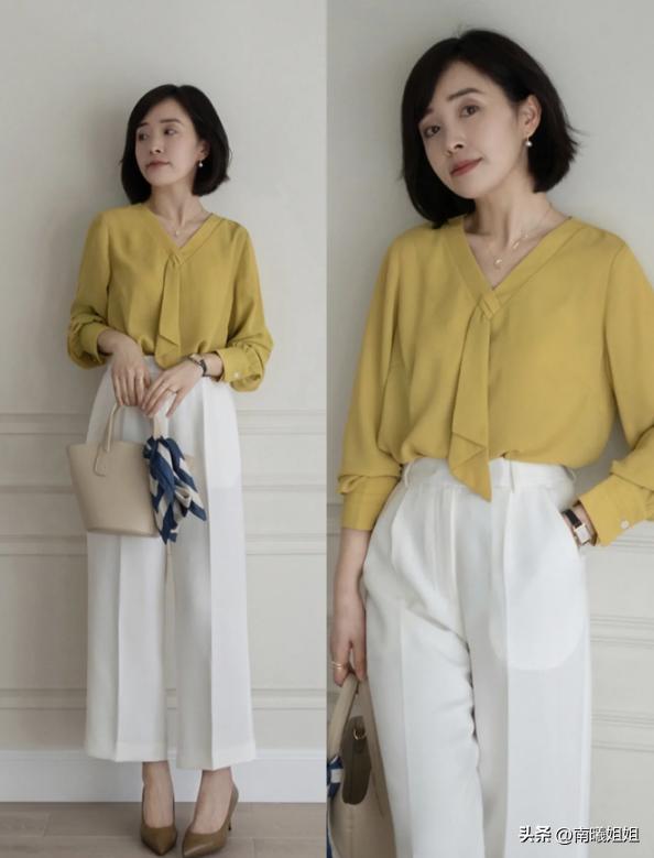 等你到了五六十岁，尽量不要穿花裙、老年衫，换成这样打扮更时尚