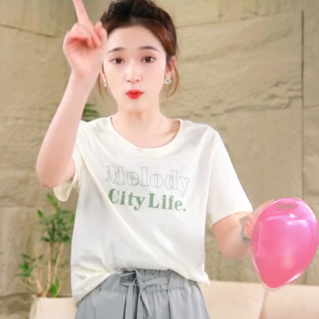 ihimi休闲t恤,ihimi时尚印花短袖