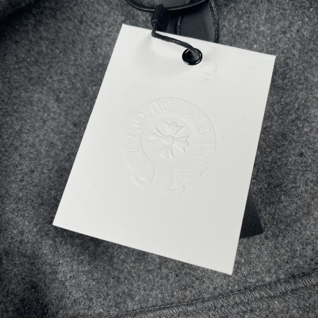 ChormeHearts克罗心CH22FW银扣羊绒衬衫夹克外套