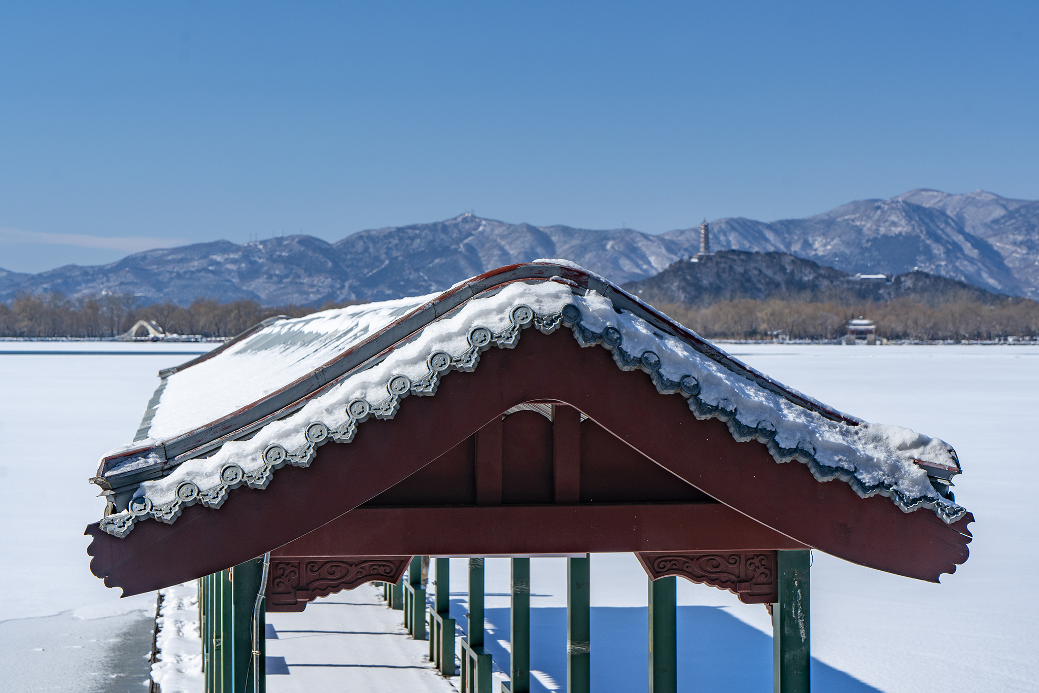 走颐和清漪，赏皇家园林之十一：昆明湖东堤（修订版）