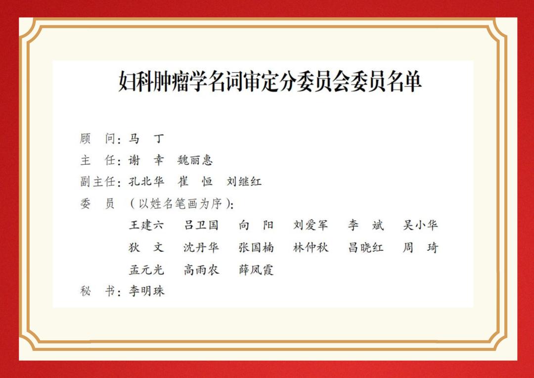 妇科肿瘤指南集锦,妇科专业术语缩写