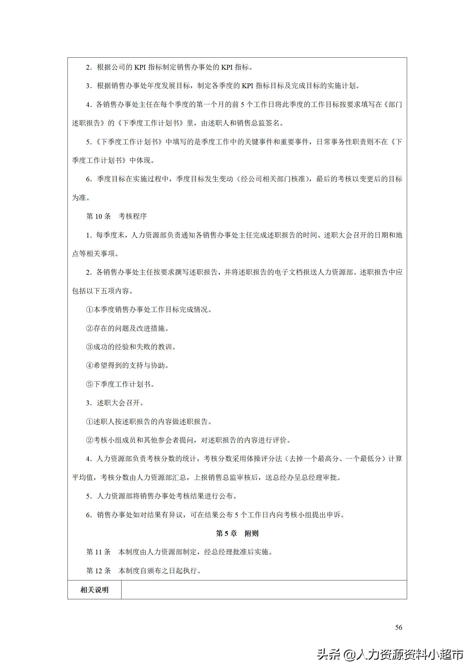 绩效考核销售助理量化表,绩效管理kpi设计