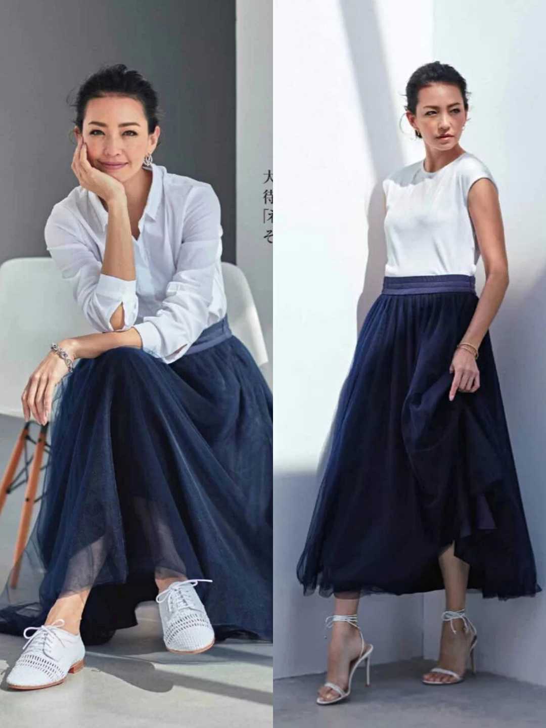 半身裙应该怎么穿才好看,半身裙怎么穿才时髦