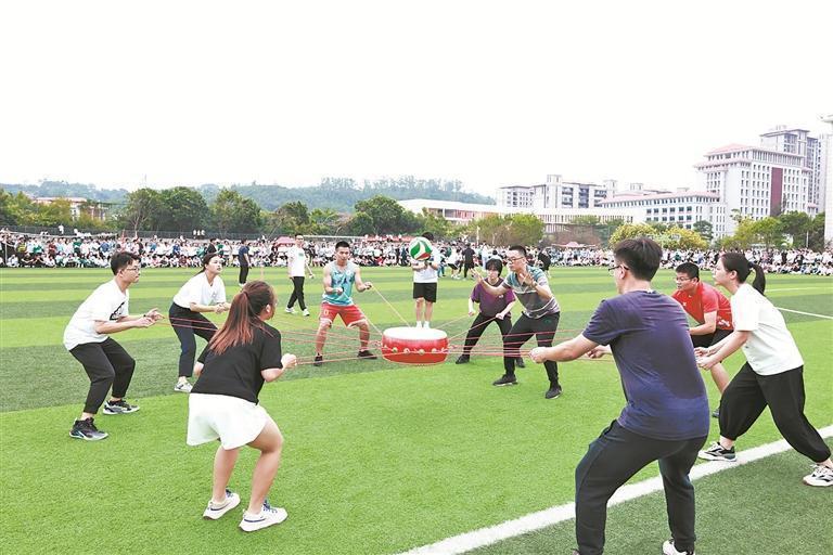 青春燃烧校园运动会掠影,泉州现代中学运动会