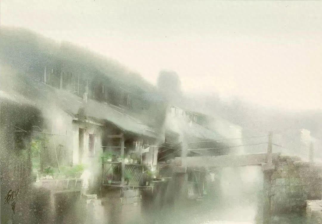 中国当代实力派水彩画家柳毅,柳毅老师的水彩人物画