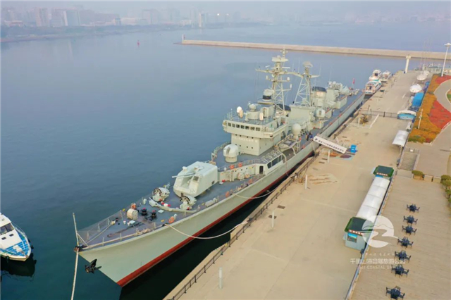 威海驱逐舰免费参观,探访中国航母