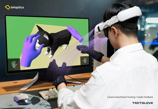 vr触觉手套最新技术,支持手掌反馈的vr手套面世