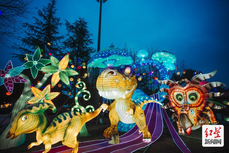过年好去处！奇幻光影嘉年华盛装亮相温江国色天乡