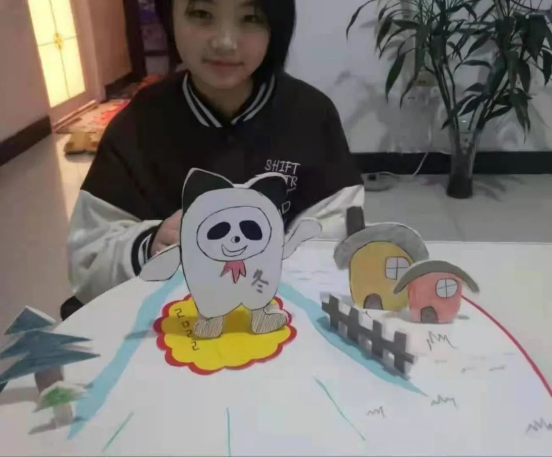 “齐心迎冬奥，运动促成长”手工制作展示