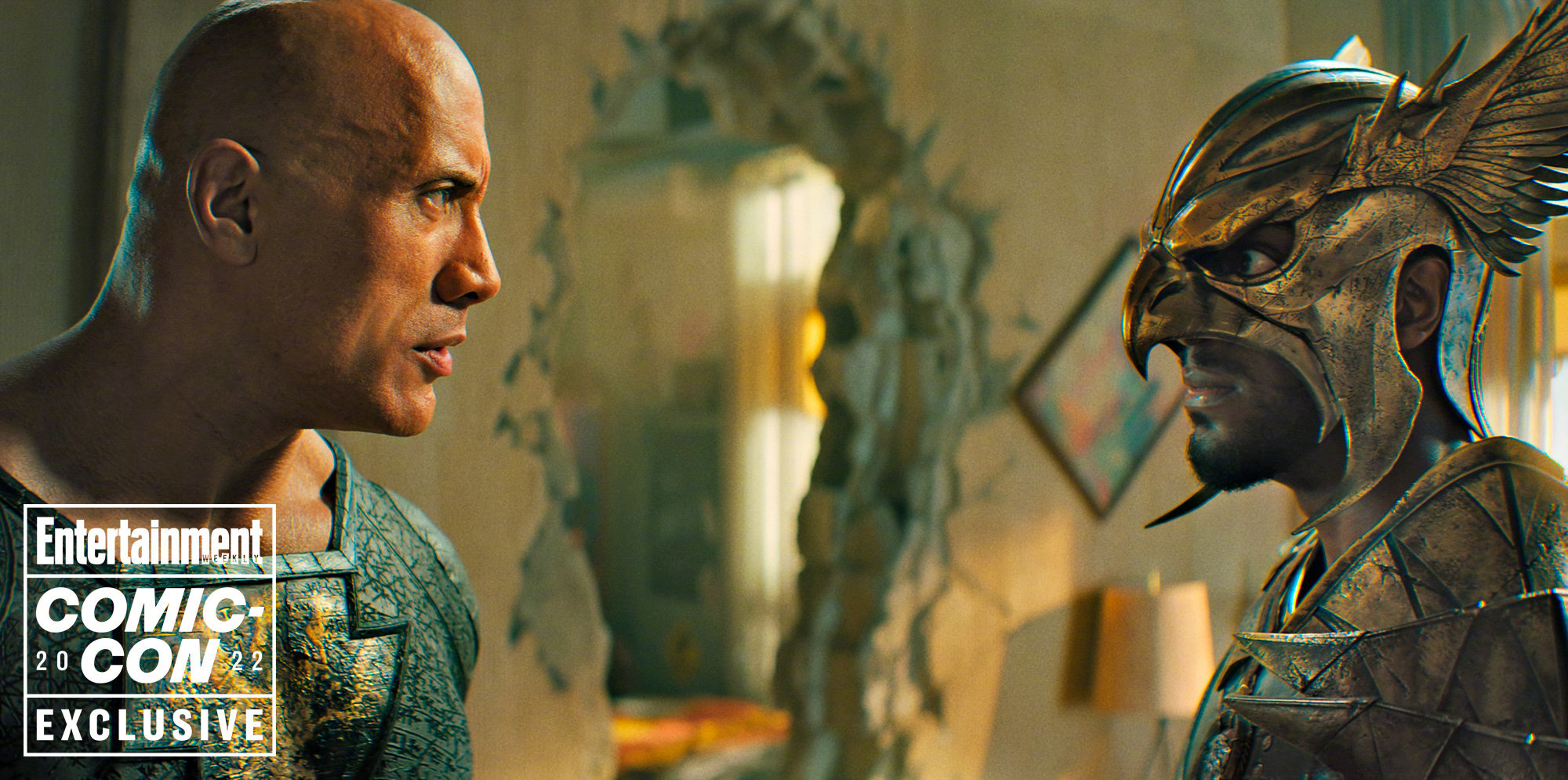 巨石强森确认超人将出演黑亚当,巨石强森黑色亚当预告片