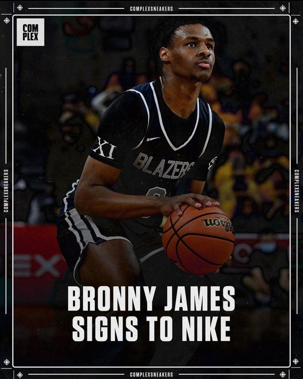 詹姆斯儿子布朗尼被签约,布朗尼签约nike图片