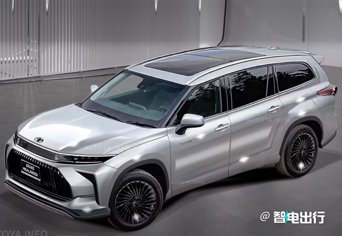 丰田汉兰达2023款最新款发布会,丰田全新一代汉兰达实车