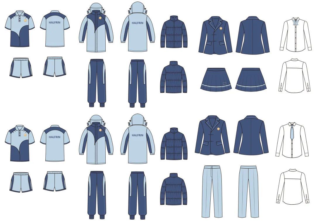 校服设计图简单又漂亮,校服设计中国风设计图