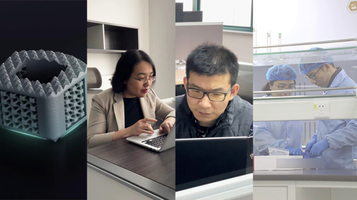 追梦人⑧乌镇创业“学霸夫妻”：用“微孔3D打印”构建能生长的人工骨骼