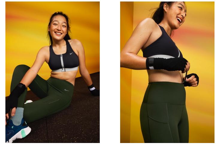致力女性运动发展，耐克发布NikeZenvy放空系列与NikeGo怒放系列紧身裤