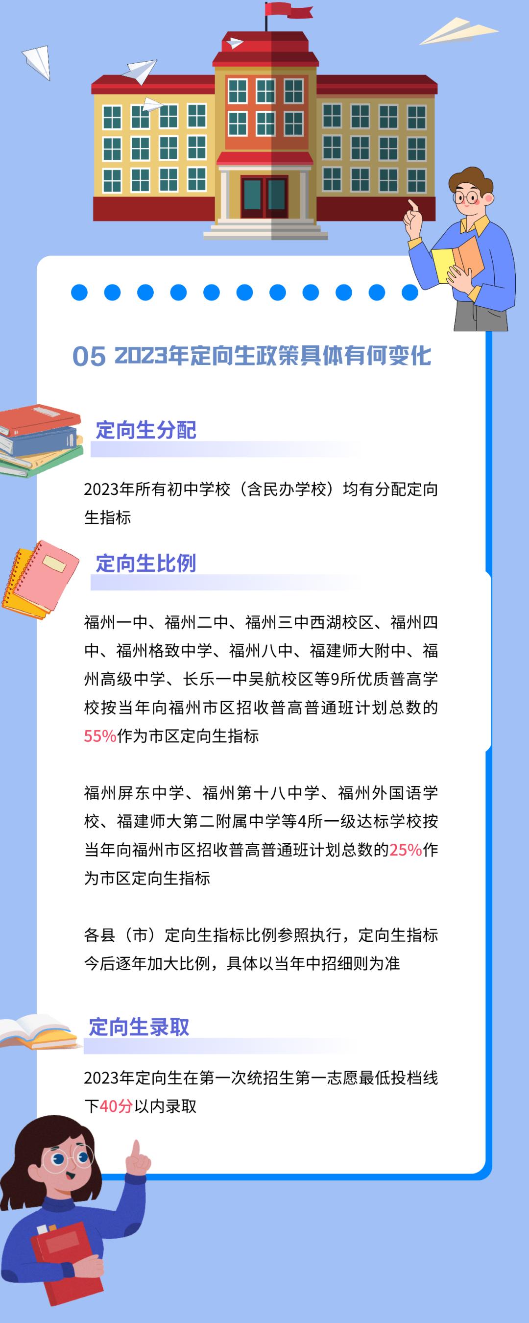 福州市中考招生细则,福州中招定向生政策