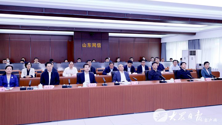 省广播电视局调研组来武调研,区委常委林武