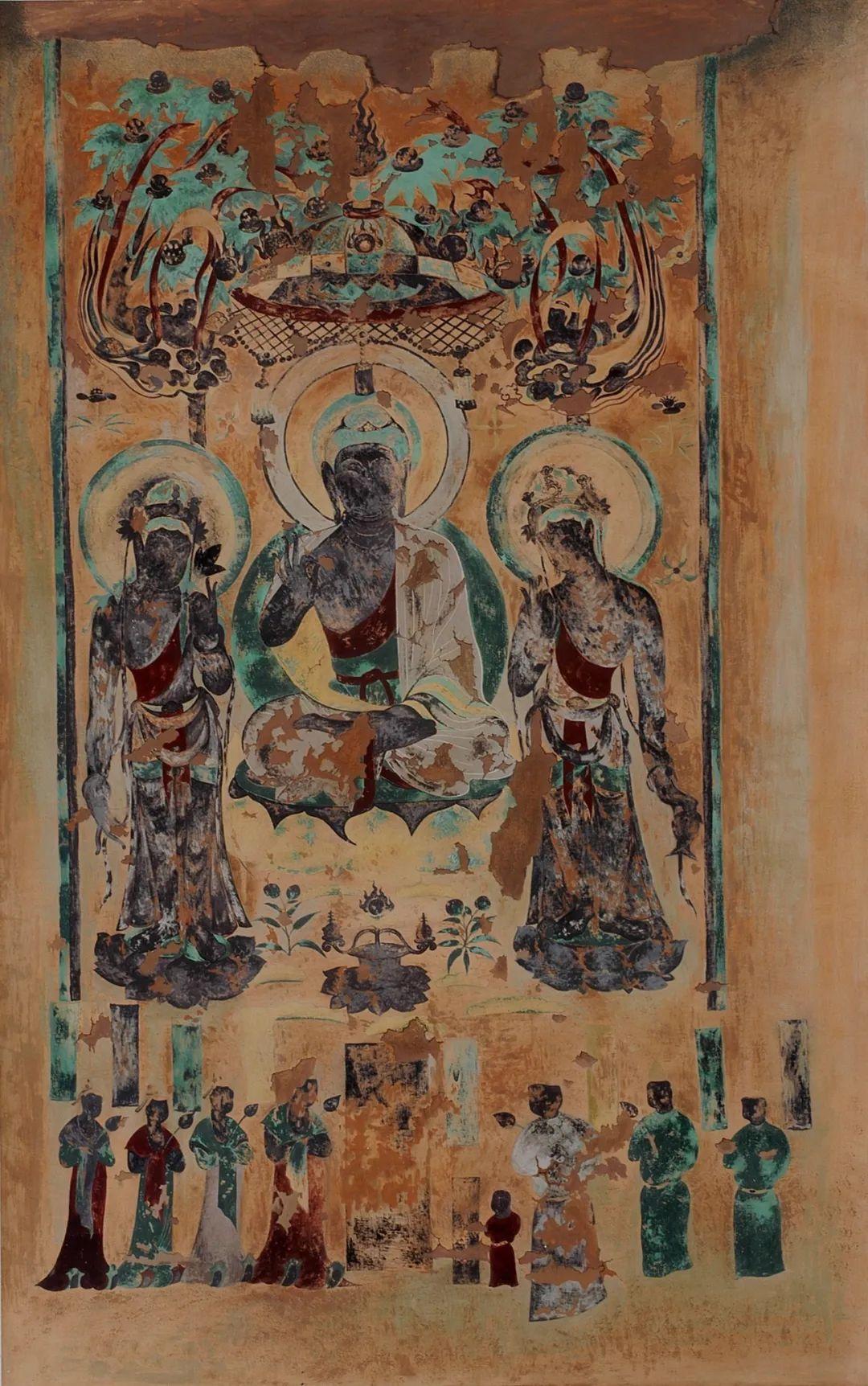 丝路石窟全景图,丝路明珠麦积山石窟