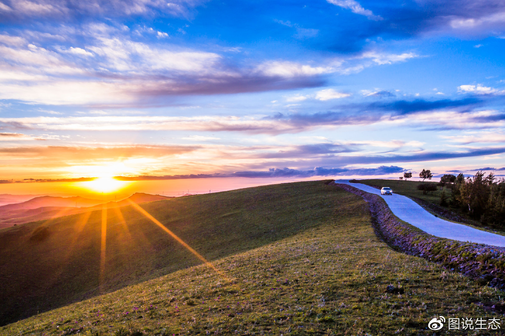 在京北第一天路看遍坝上美景,坝上草原最美天路