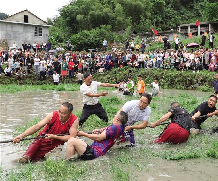 文化促发展创业促振兴——湘西（保靖）第六届农耕民俗文化节排当村“开秧门”侧记