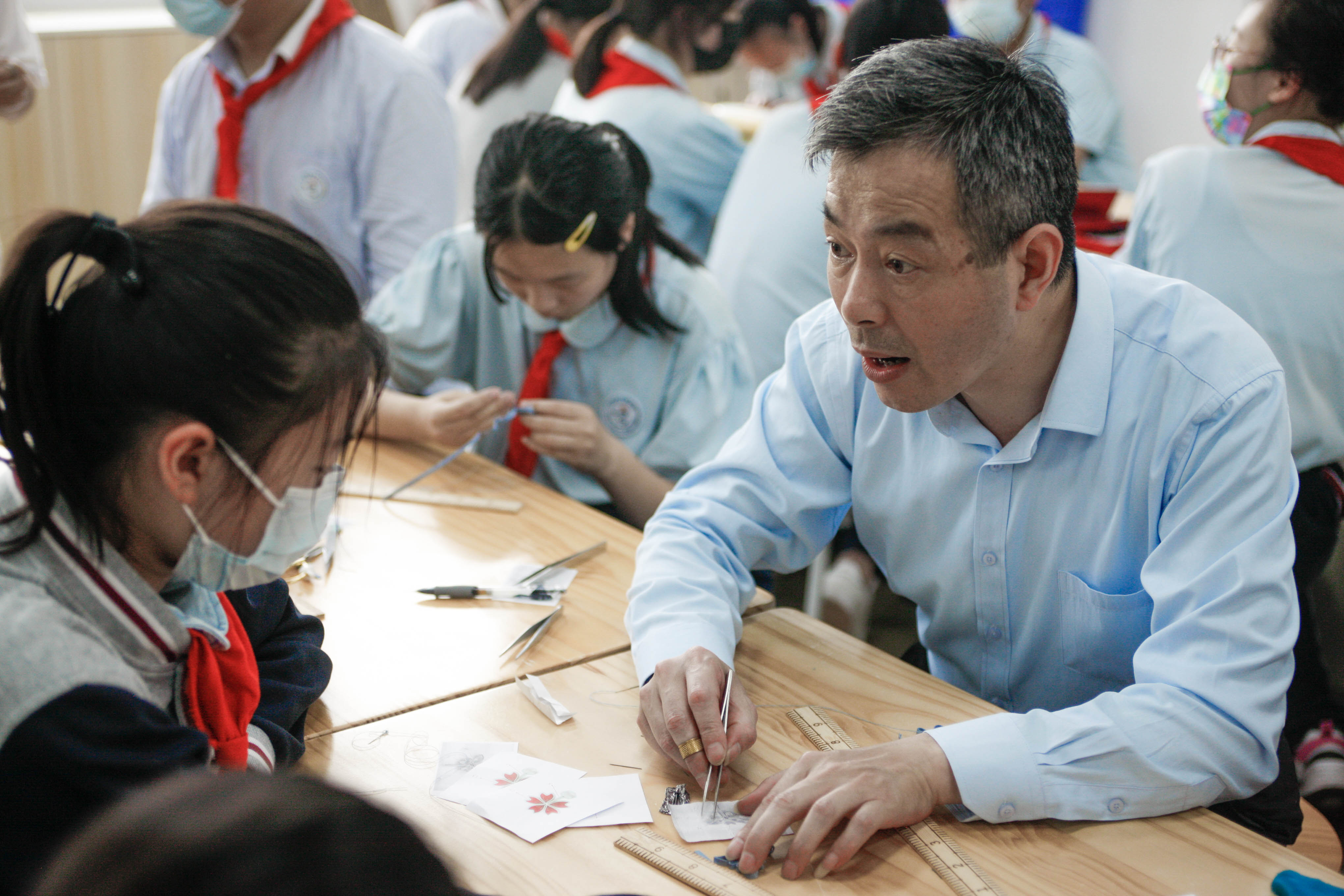 旗袍文化传承图片,中国旗袍非遗传承图片