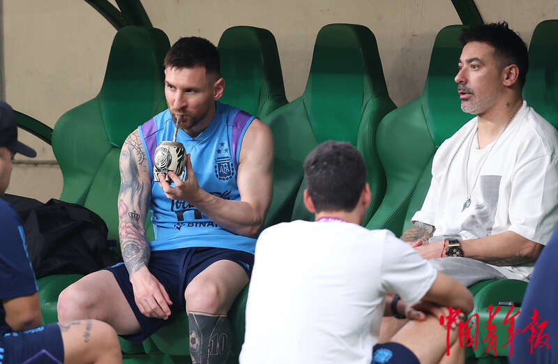 梅西亮相新工体,梅西新工体进球时现场