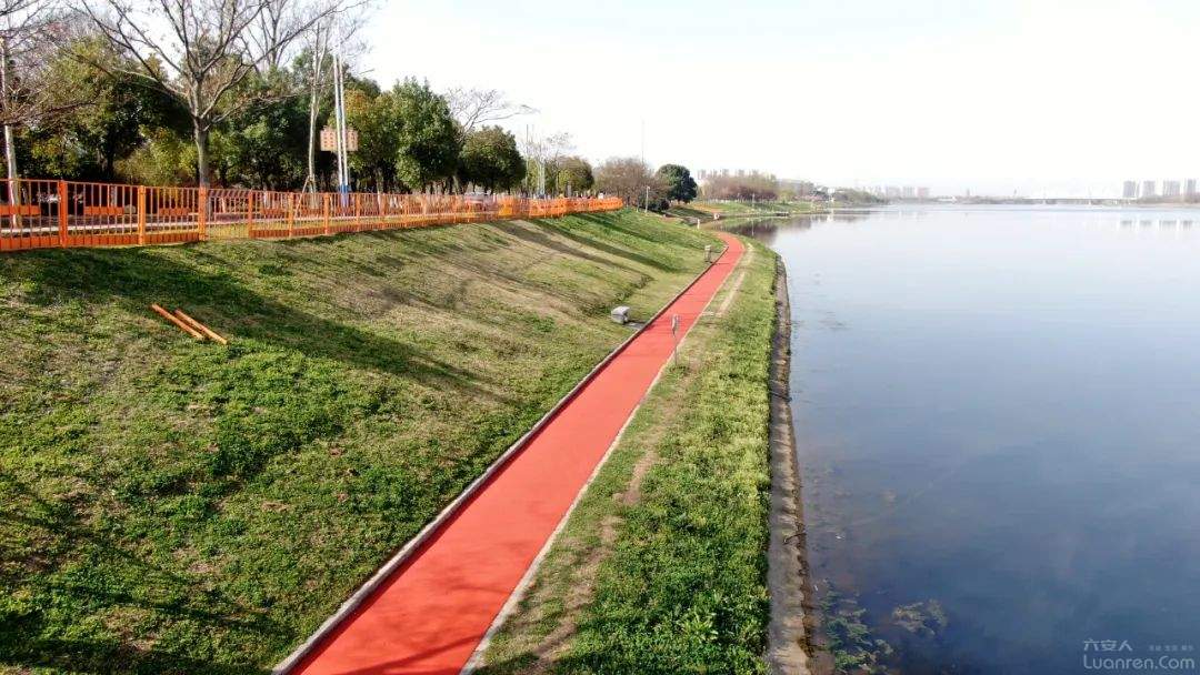 六安月亮岛跑道,六安市月亮岛步道