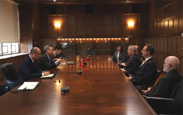 中国驻纽约大使接受采访,中国驻纽约大使讲座